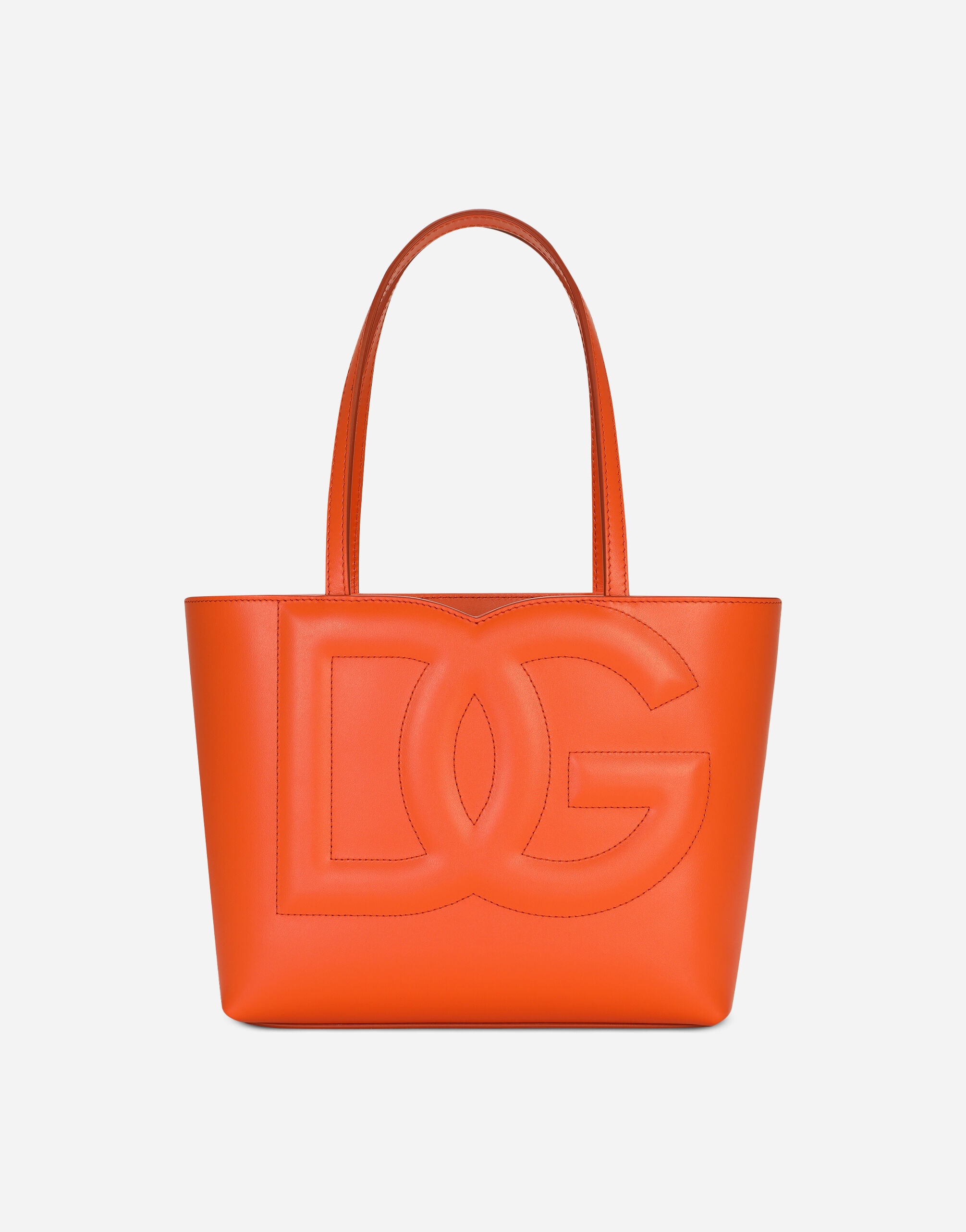 Small calfskin DG Logo shopper - 1