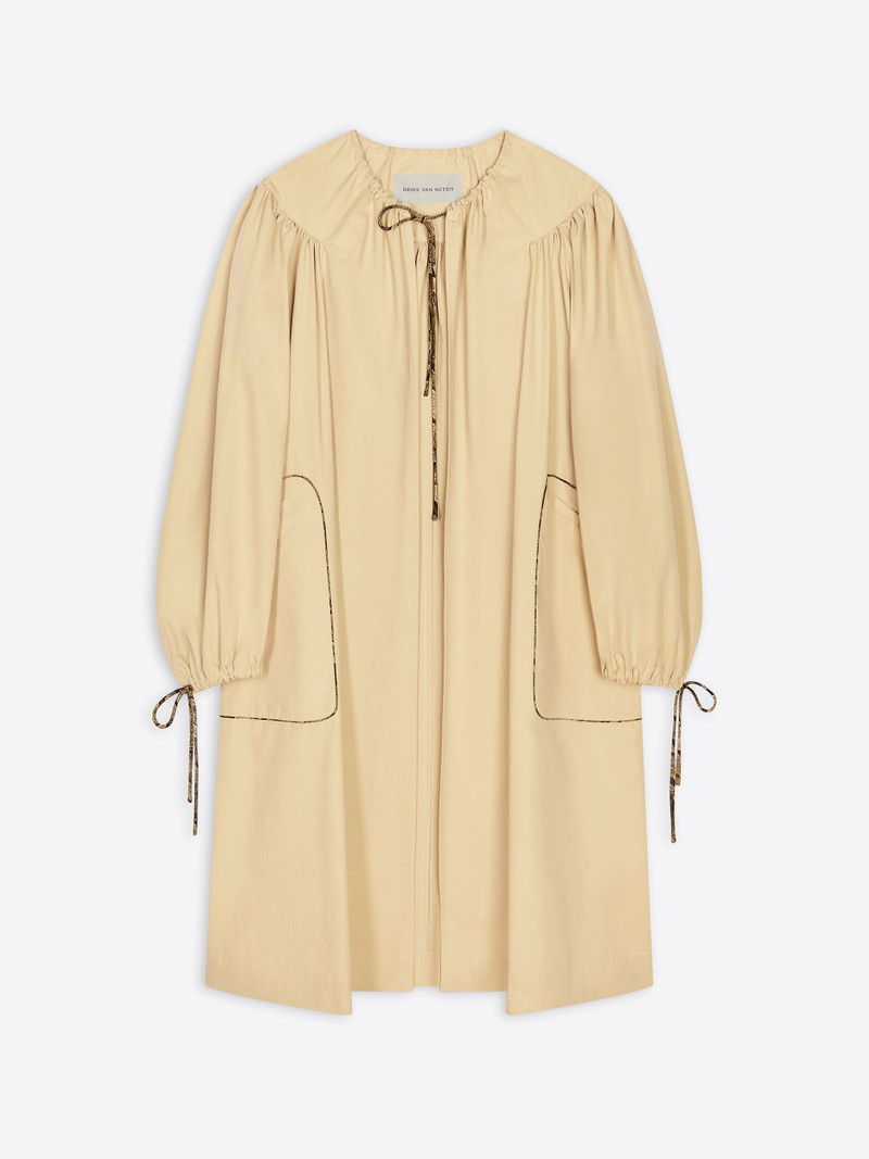 GATHERED COAT - 1
