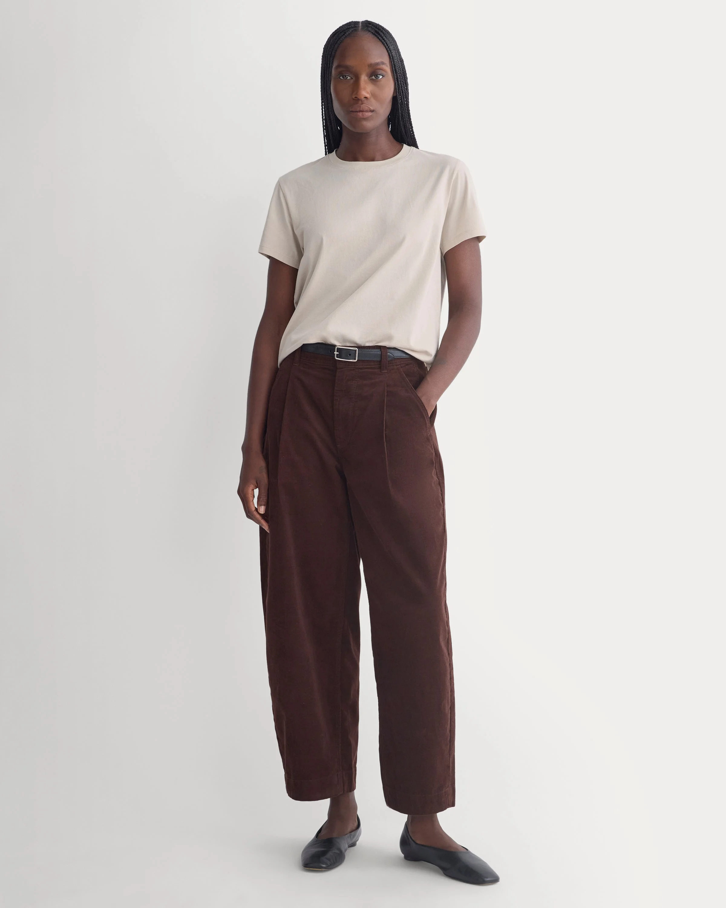 THE BOX-CUT TEE IN ESSENTIAL COTTON - 1