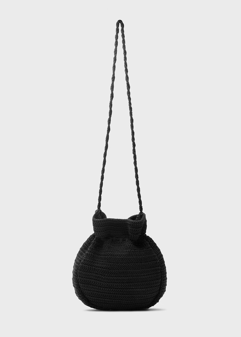 CROCHET COTTON BAG WITH ROSE DECORATIONS 3