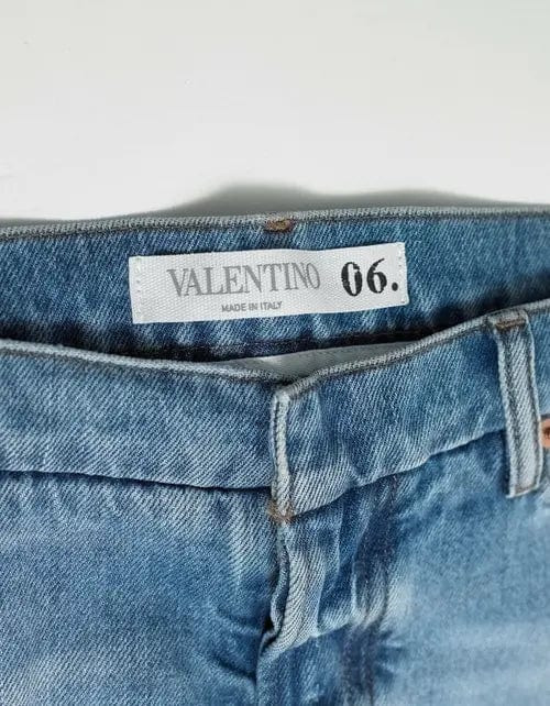 Valentino Rockstud Untitled Light Blue Denim Jeans - 3