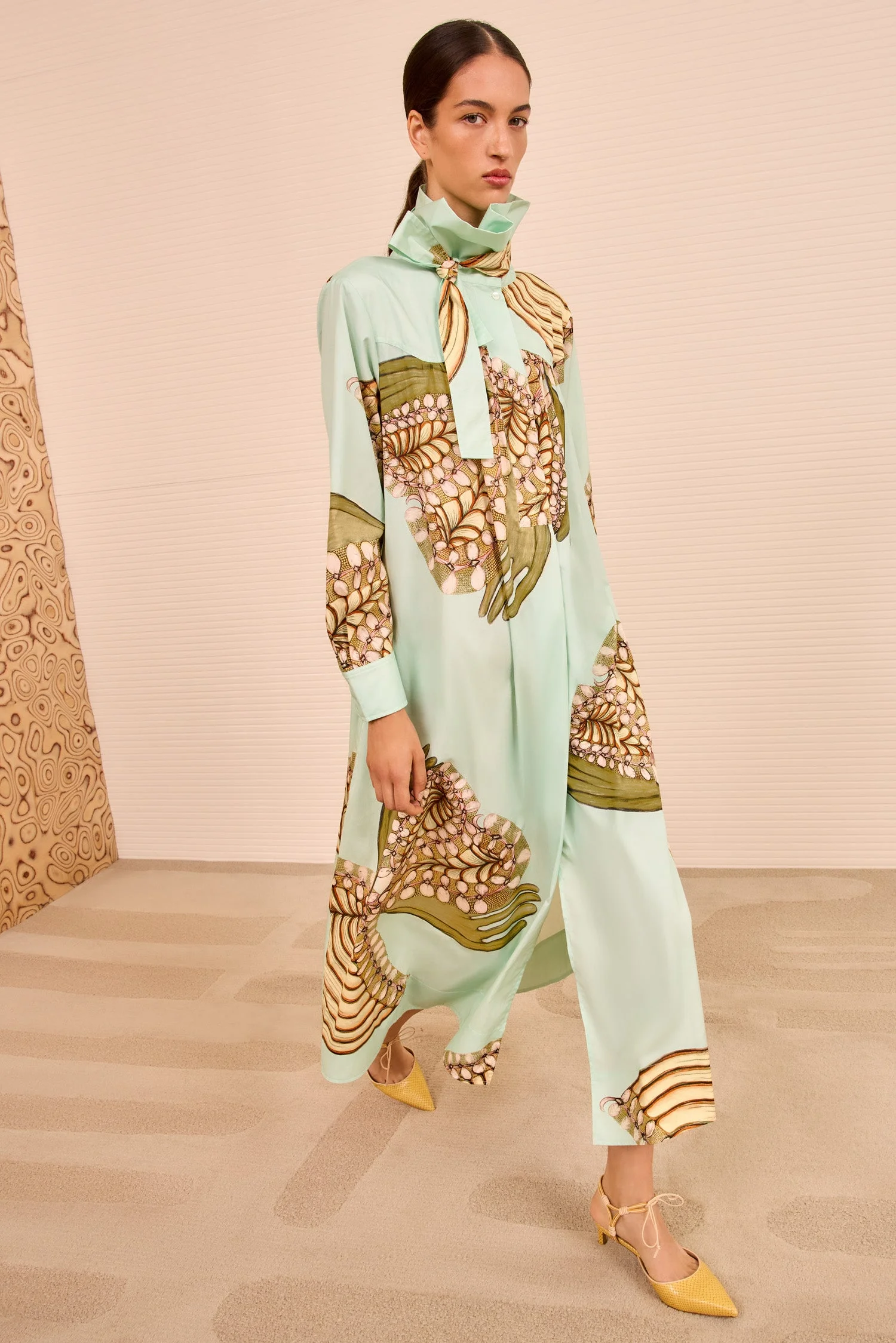 Terezie Ruffle Neck Dress - 1