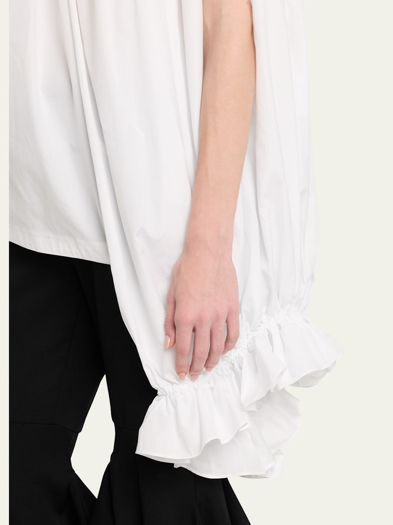 Asymmetric Gathered Blouse 5