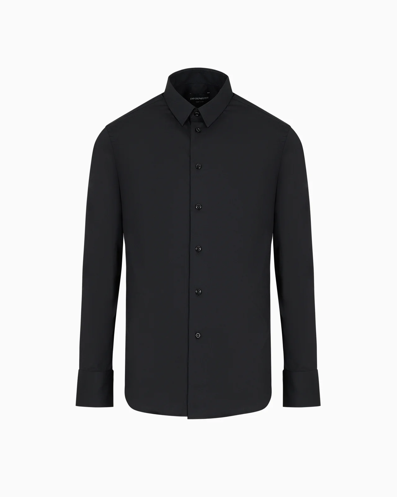 STRETCH COTTON POPLIN SHIRT - 1