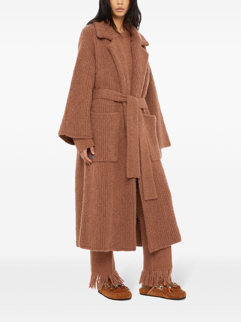 knitted robe coat - 2