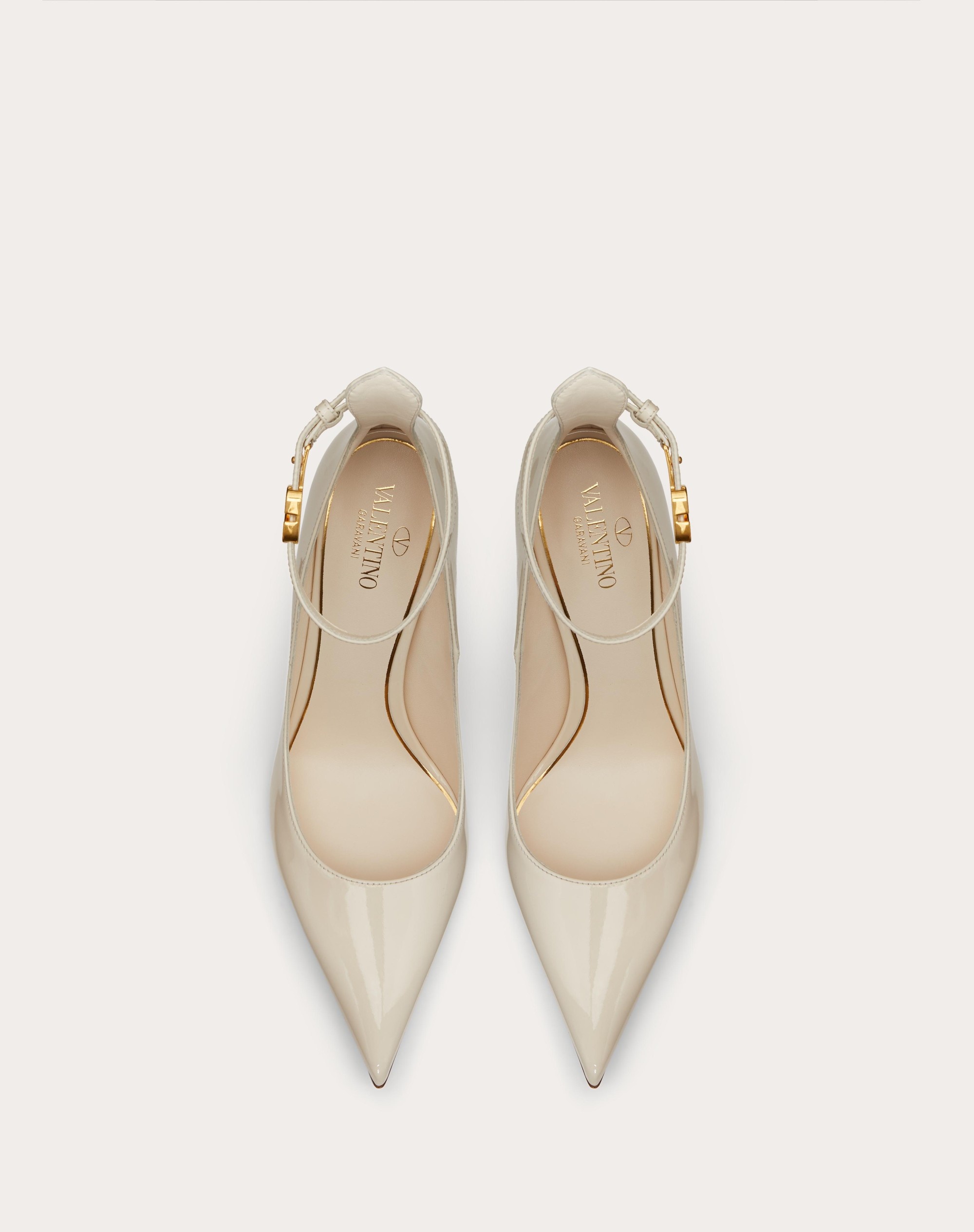 VALENTINO GARAVANI TAN-GO PATENT LEATHER PUMP 100MM - 4