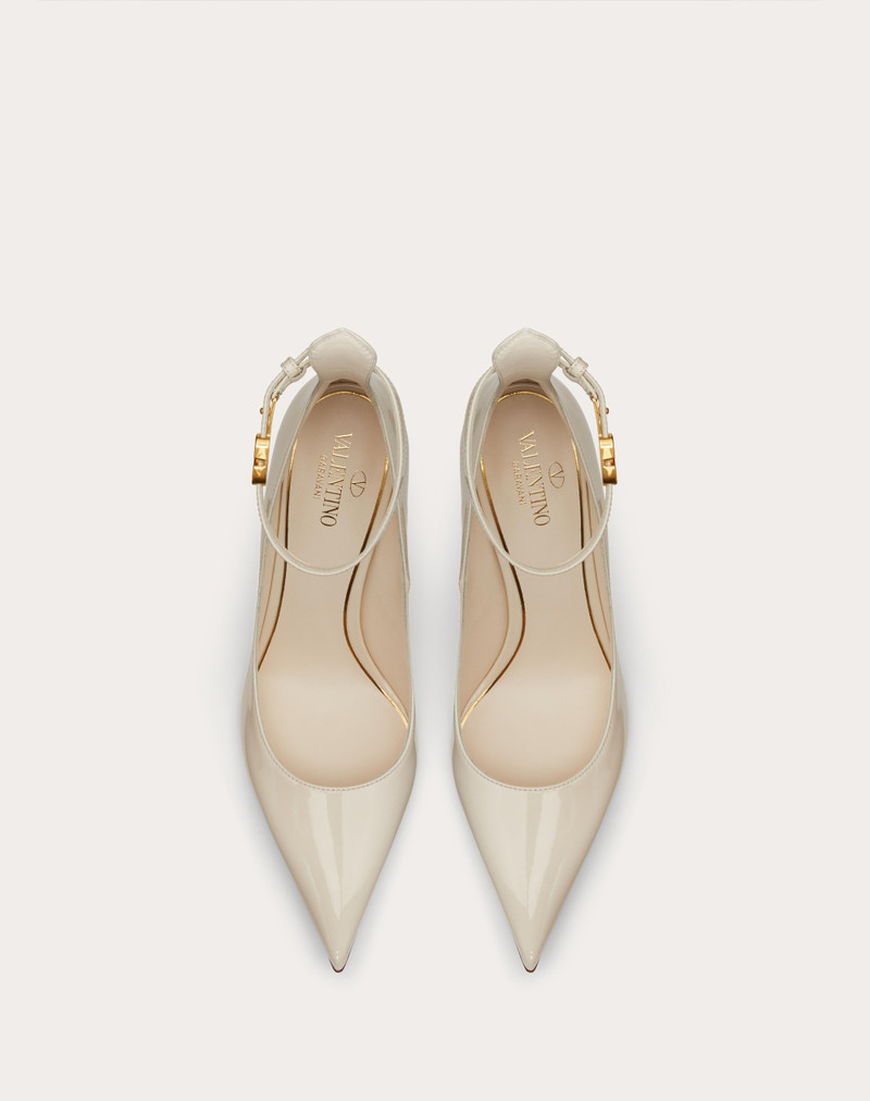 VALENTINO GARAVANI TAN-GO PATENT LEATHER PUMP 100MM 4