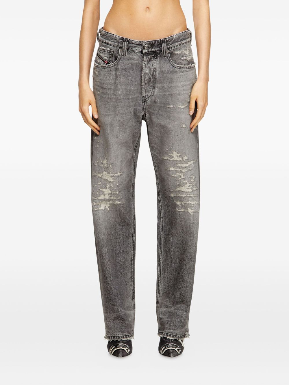 1988 D-Ark frayed pocket jeans - 3
