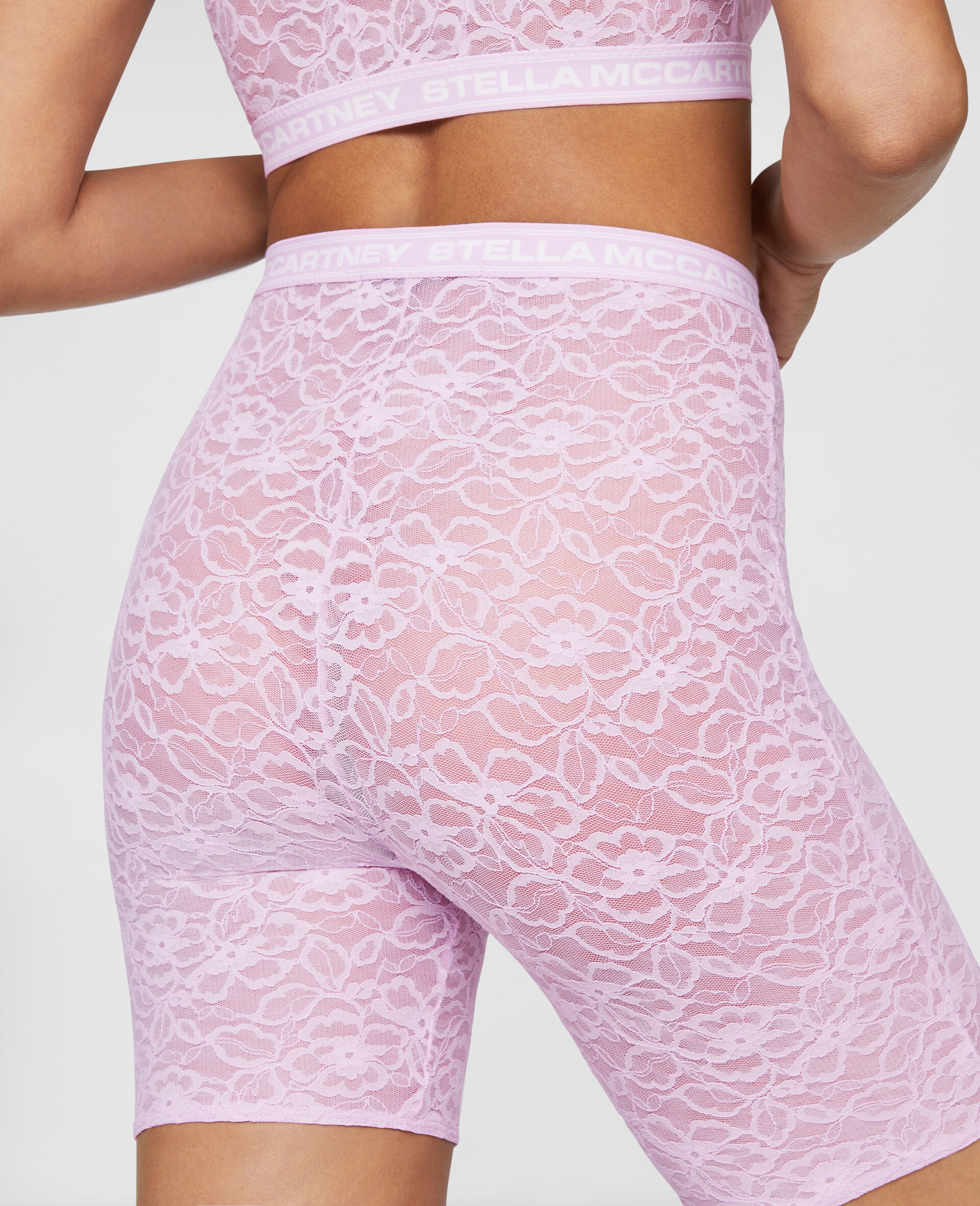 Logo Lace Cycling Shorts - 3