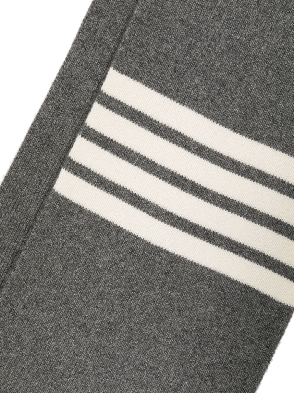 4-Bar Stripe Cashmere Rib Scarf - 2