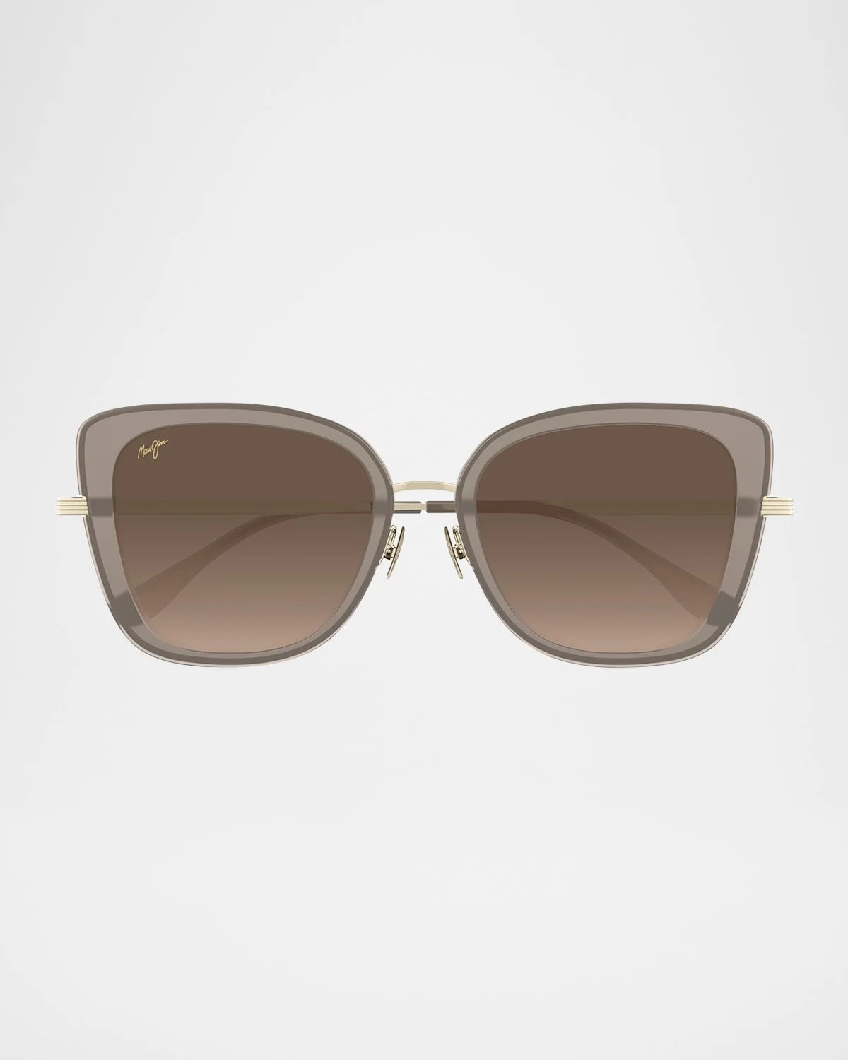 Men's Violet Lake Titanium and Acetate Cat-Eye Sunglasses - 1