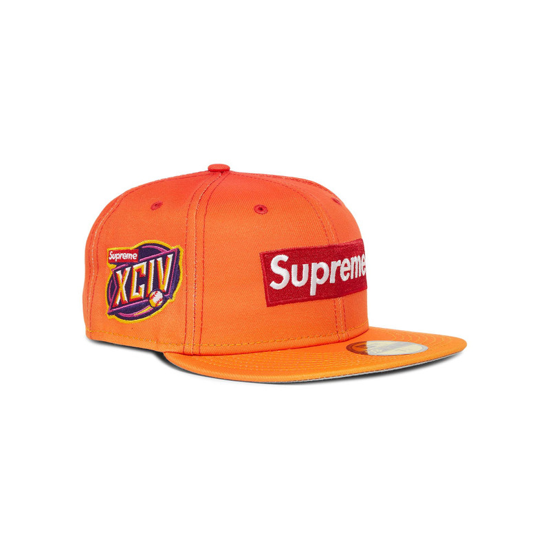 Supreme Supreme Gradient Box Logo New Era 'Orange' outlook