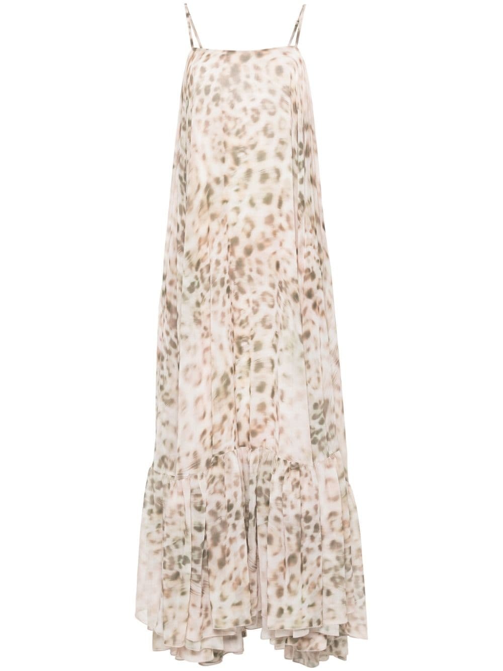 Francisca animal-print maxi dress - 1