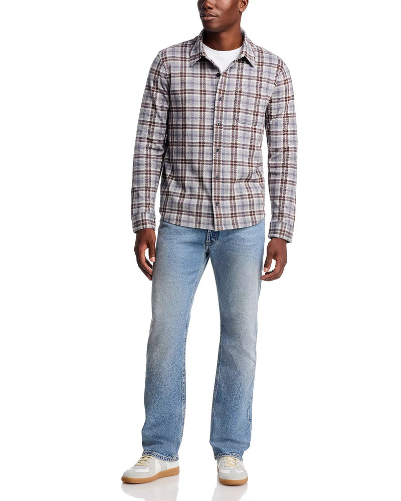 Vince Plaid Knit Shirt Jacket outlook