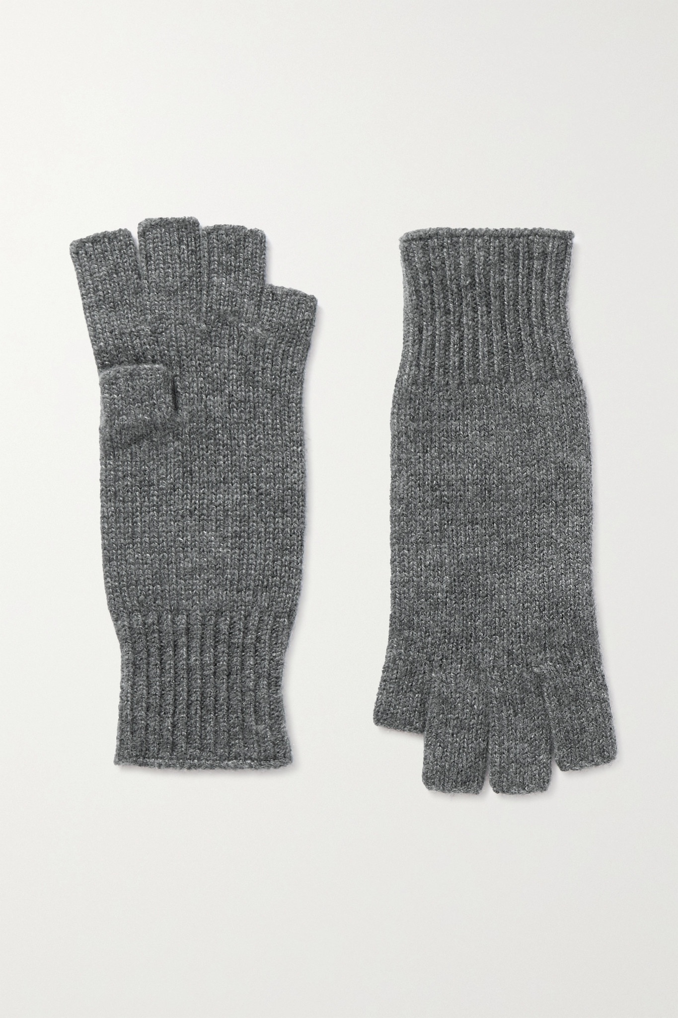 Kai cashmere fingerless gloves - 1