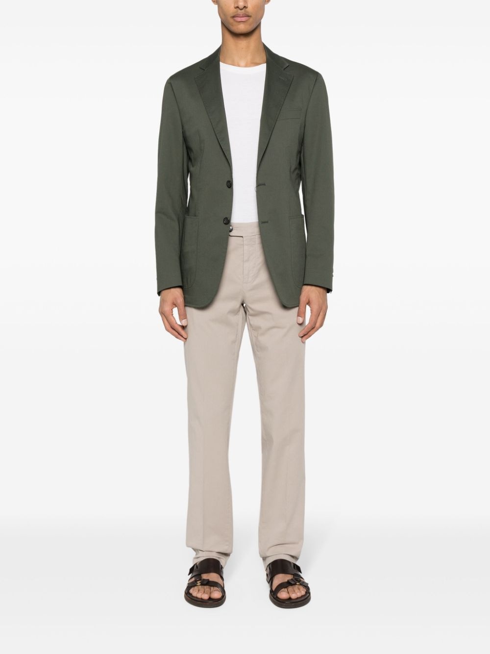 mid-rise tailored trousers - 2