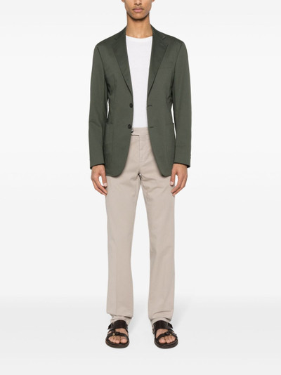 Canali mid-rise tailored trousers outlook