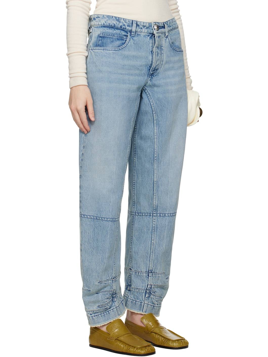 Blue Darted Jeans - 2
