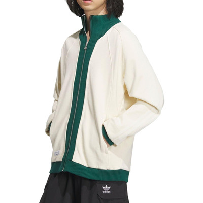 adidas adidas originals x Notitle FW23 Sport Jacket 'White Green' IN1087 outlook
