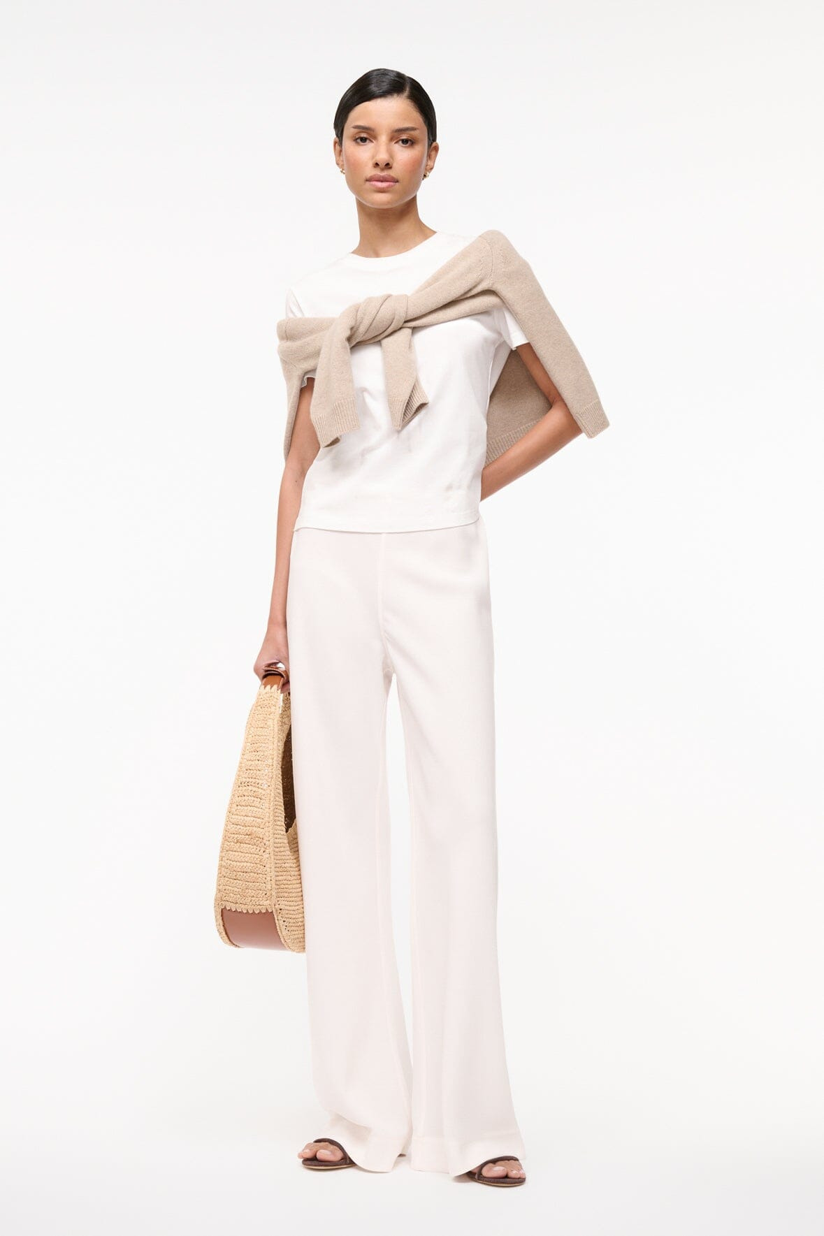STAUD STROLL PANT IVORY - 2