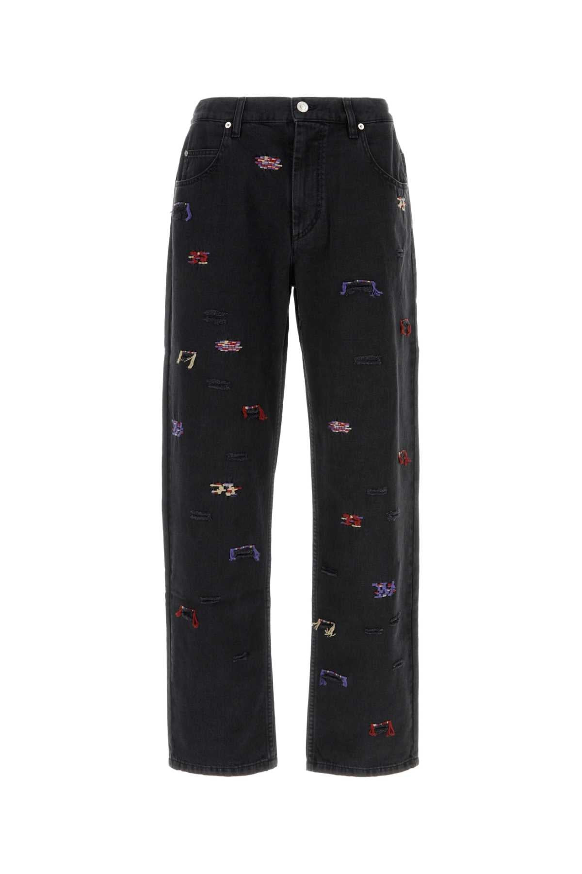 Isabel Marant Men Black Denim Juro Jeans - 1