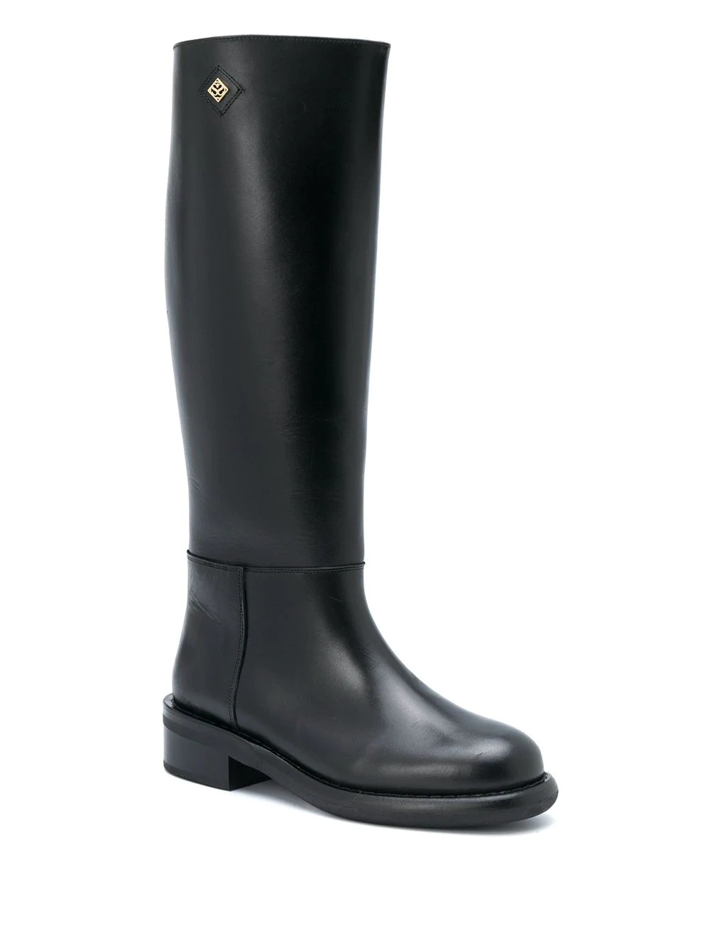 zip-up knee-high boots - 2