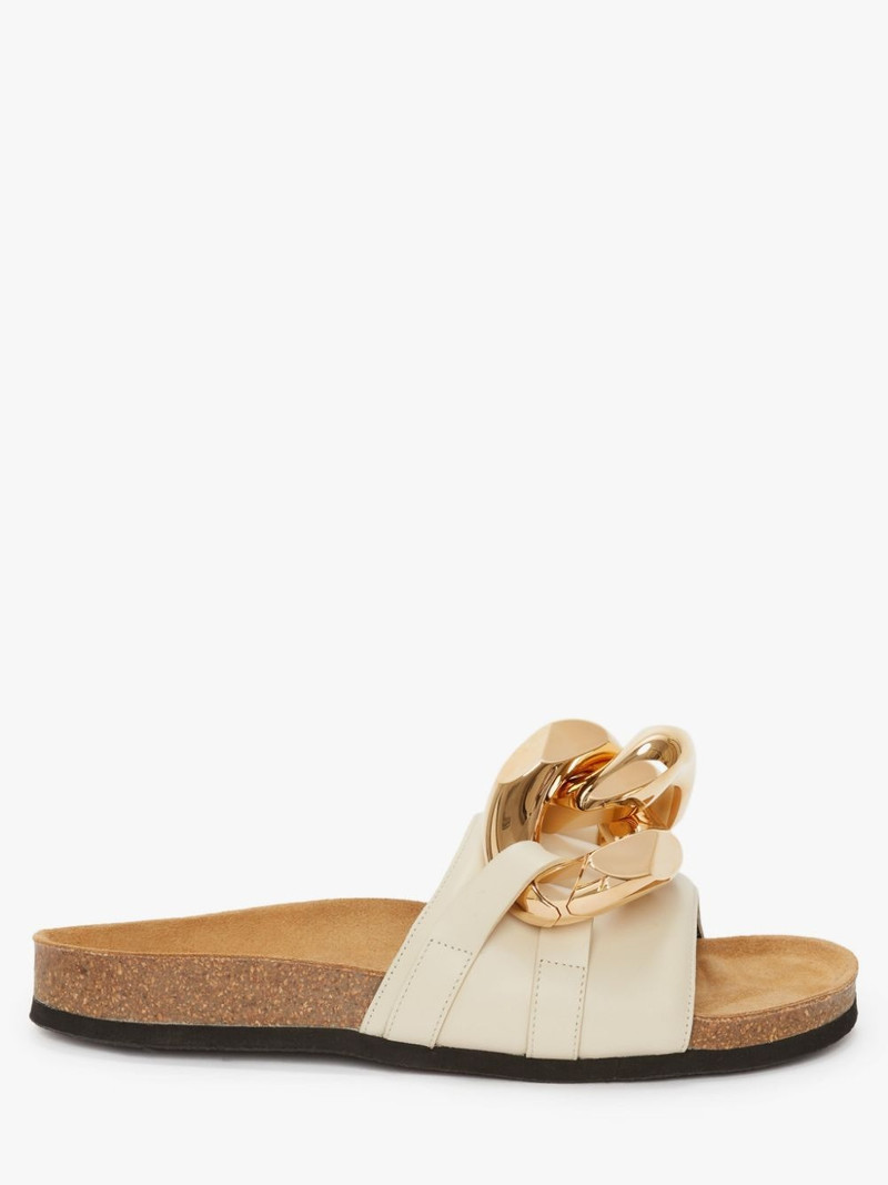 WOMEN’S CHAIN LOAFER SLIDES 1