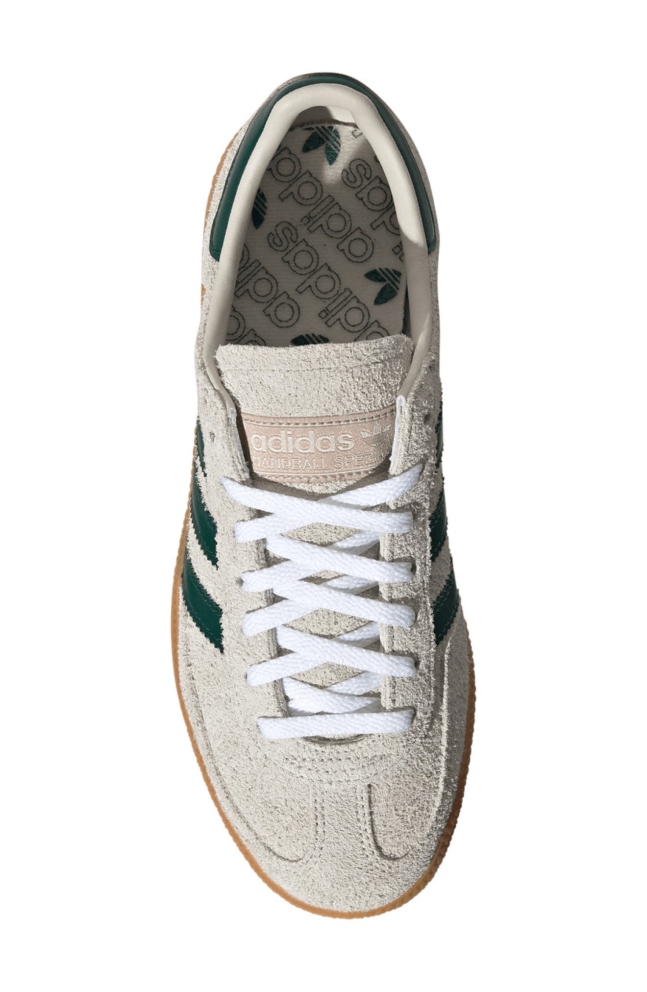 adidas Handball Spezial Sneaker in Alumina/Collegiate Green/Gum at Nordstrom - 4