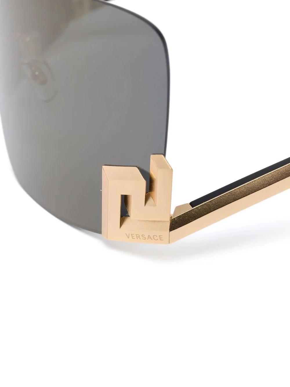 mirrored shield-frame sunglasses - 3