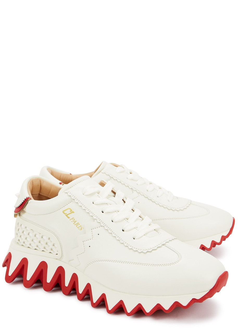 Christian Louboutin Loubishark Donna White Leather Sneakers - 2