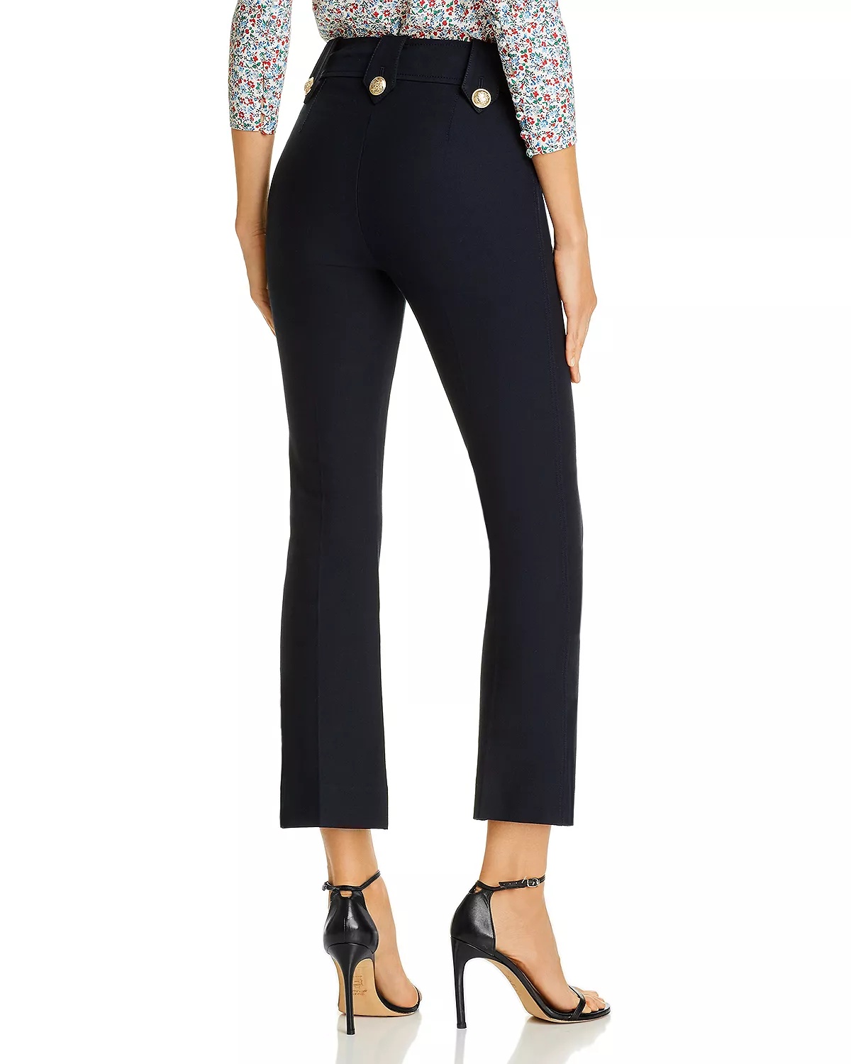 Robertson High Waisted Crop Flare Pants - 2