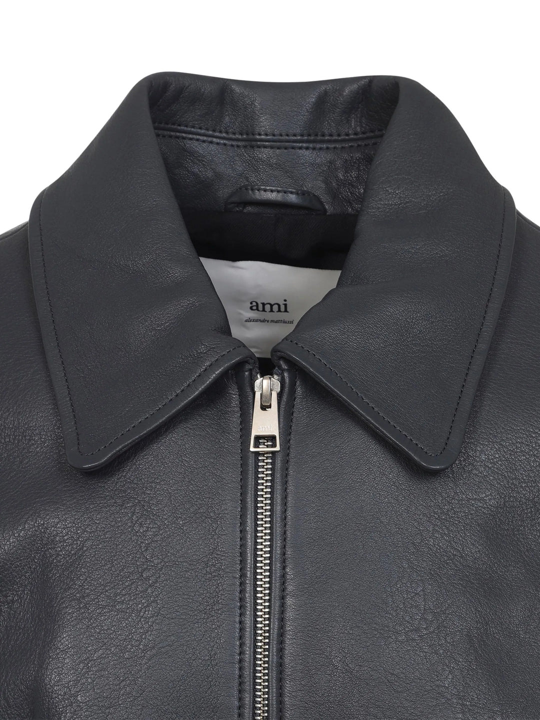 Leather Zipped Jacket - 4