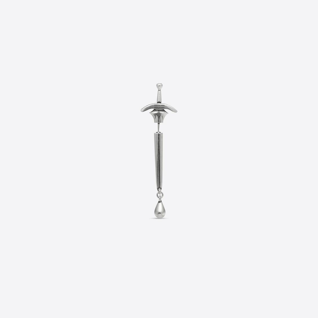 Sword Earring in Silver - 2