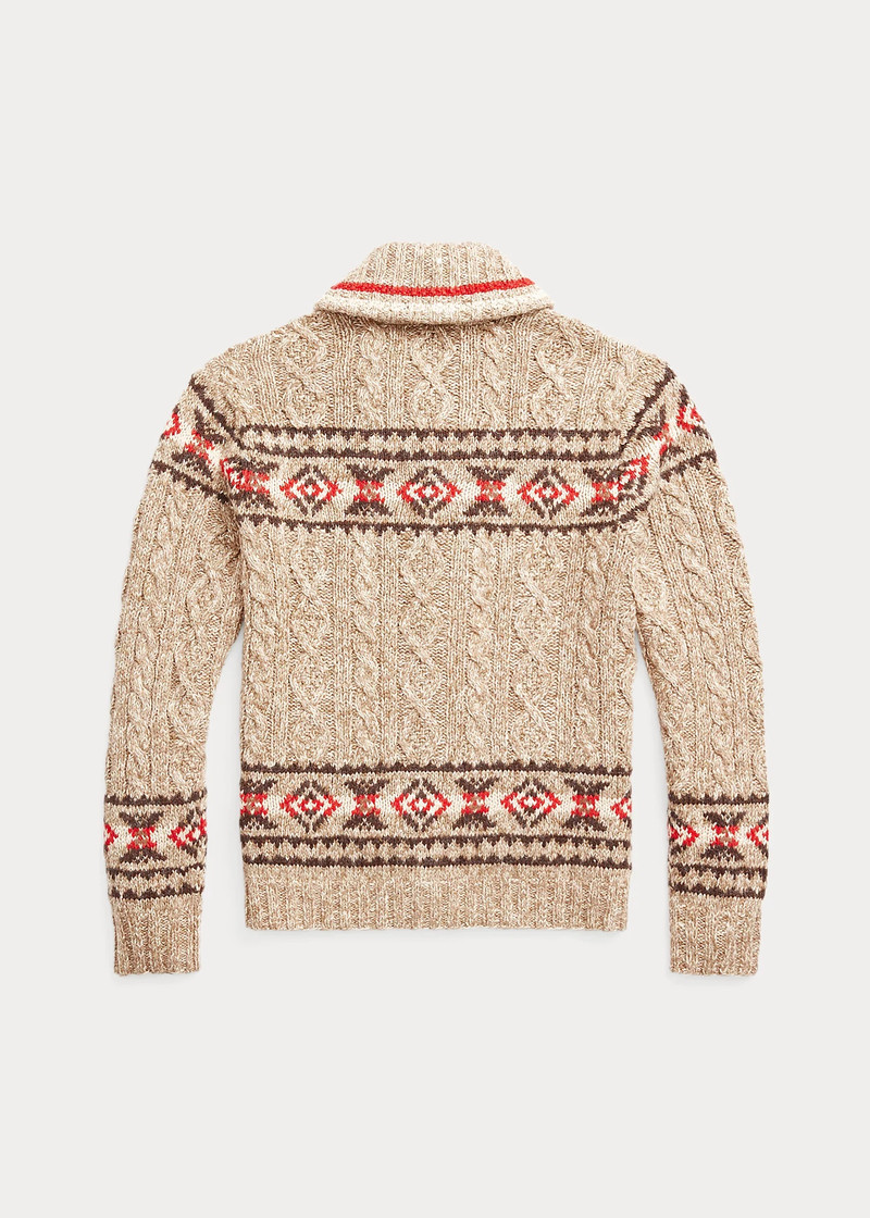 RRL by Ralph Lauren Hand-Knit Linen-Blend Cardigan outlook