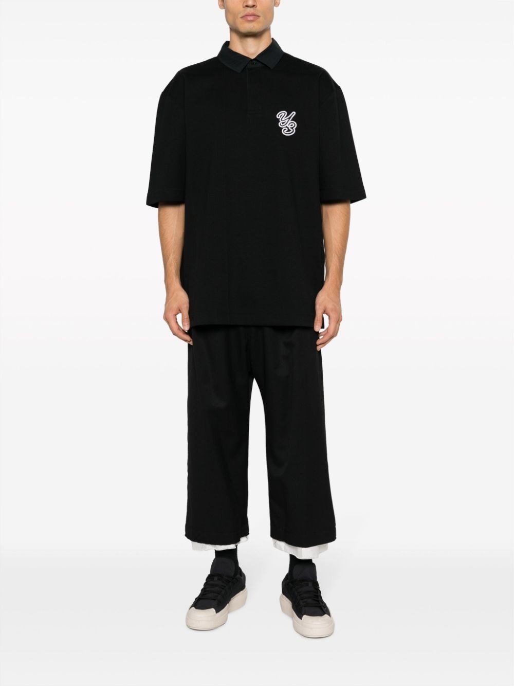 logo-appliquÃ© polo shirt - 2