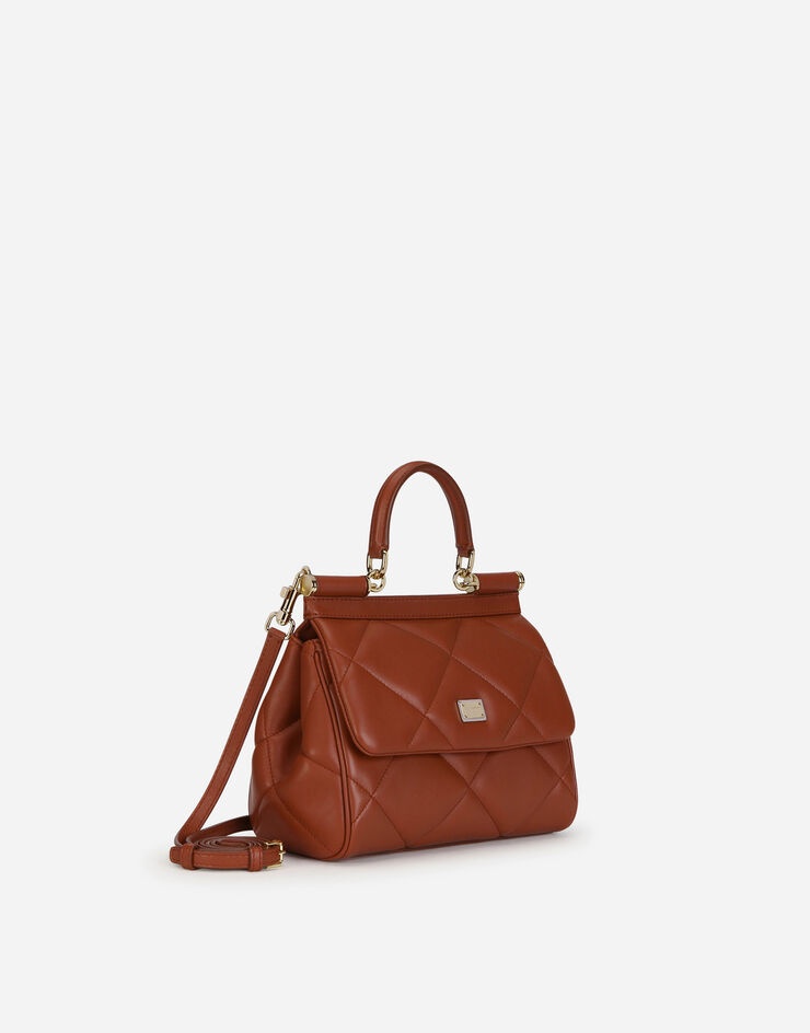 Small Sicily bag in aria matelassé calfskin - 2