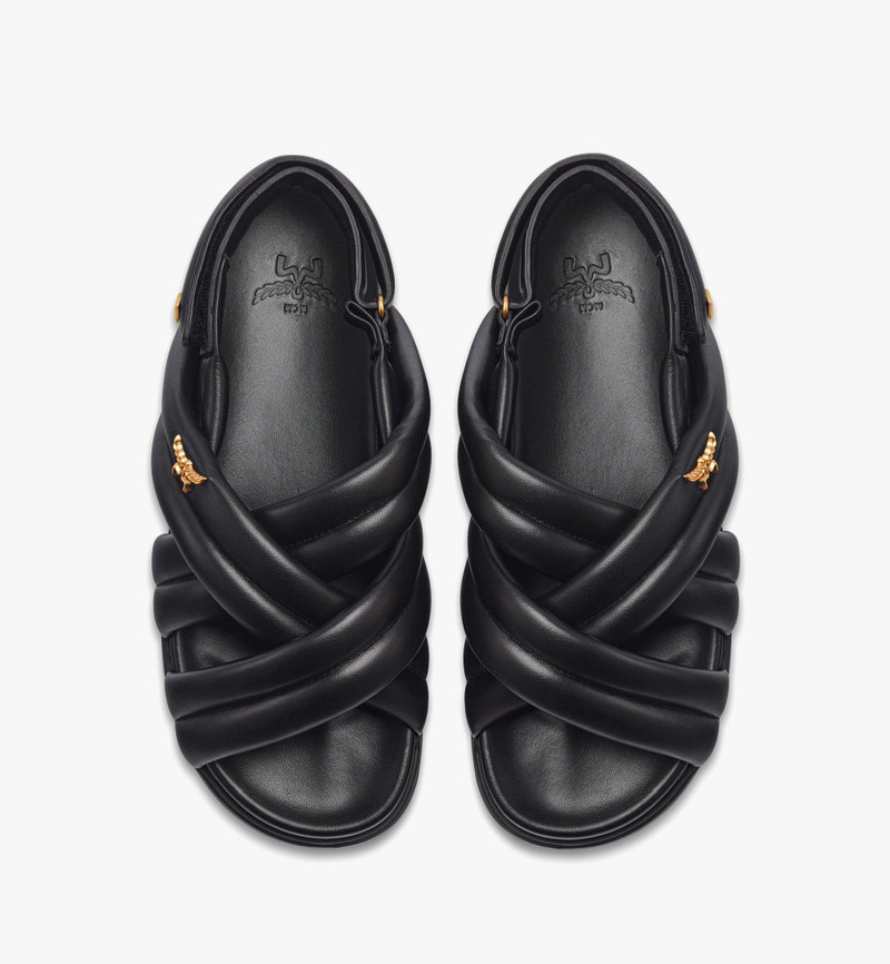 Cross Sandals in Lamb Leather 5