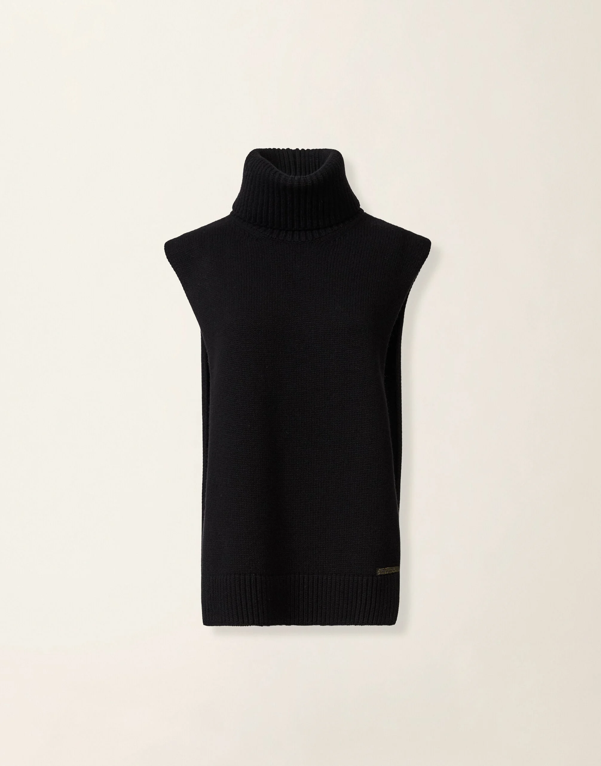 Platinum turtleneck bib - 1