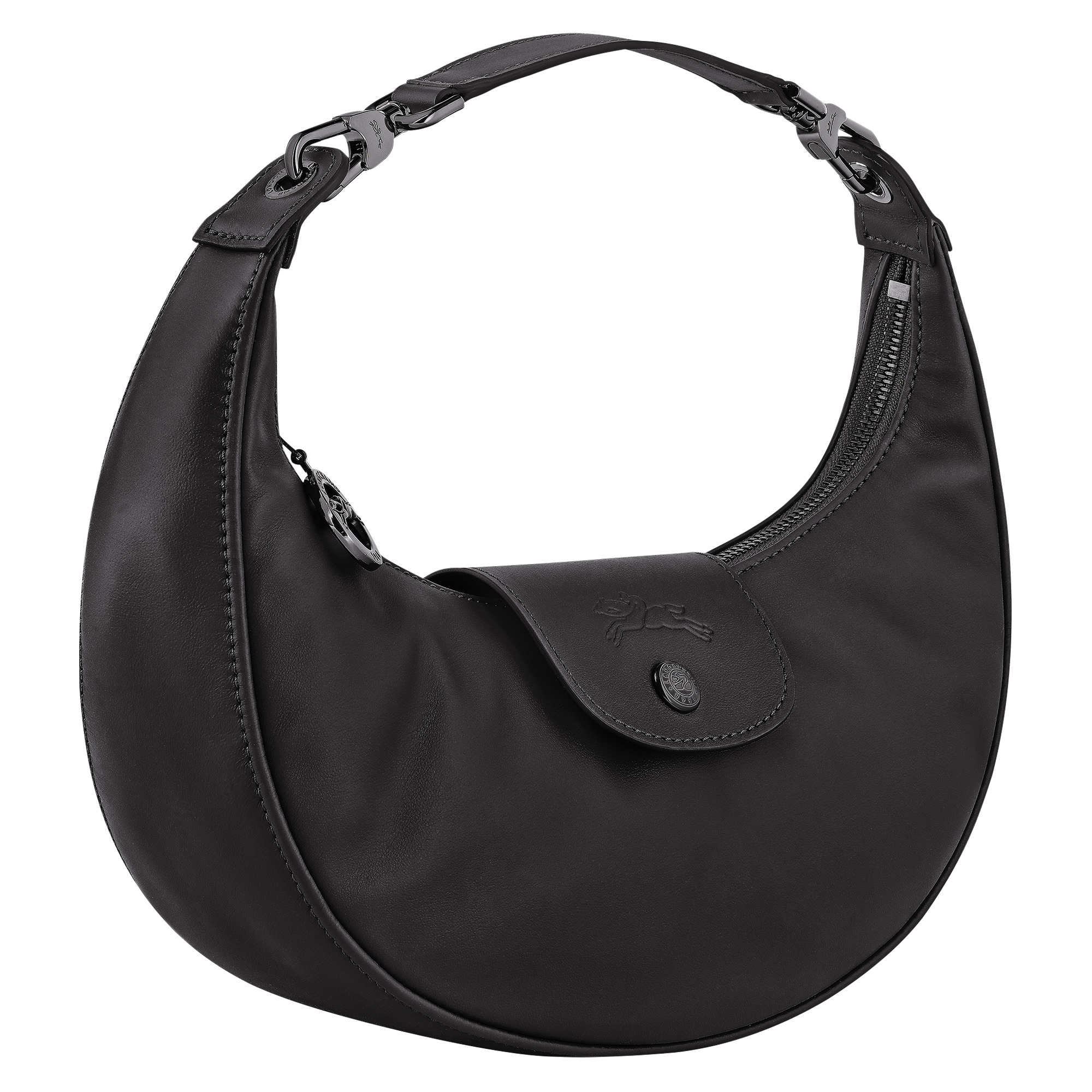 Le Pliage Xtra S Shoulder bag Black - Leather - 3