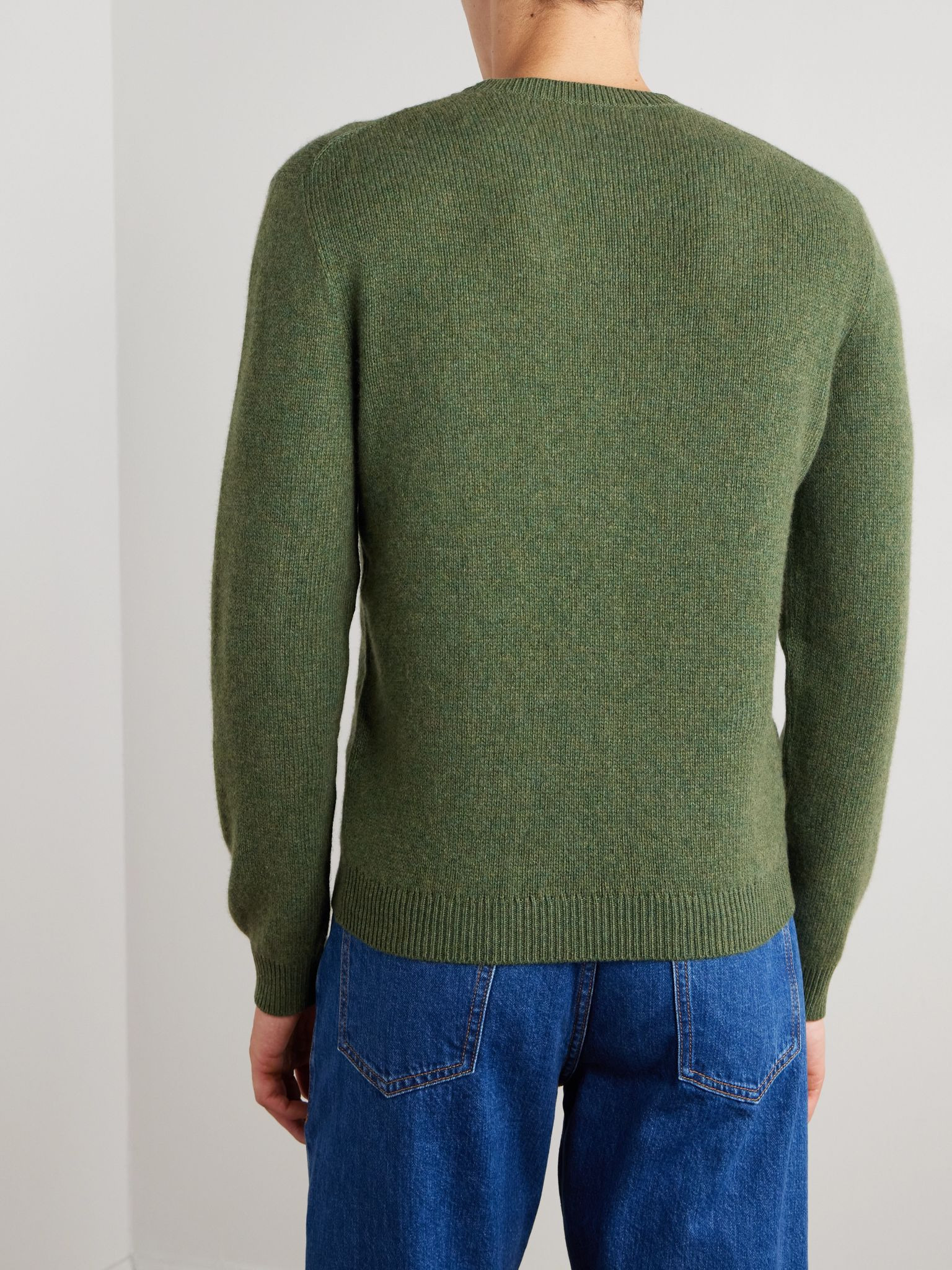 Fobello Cashmere Sweater Green - 4