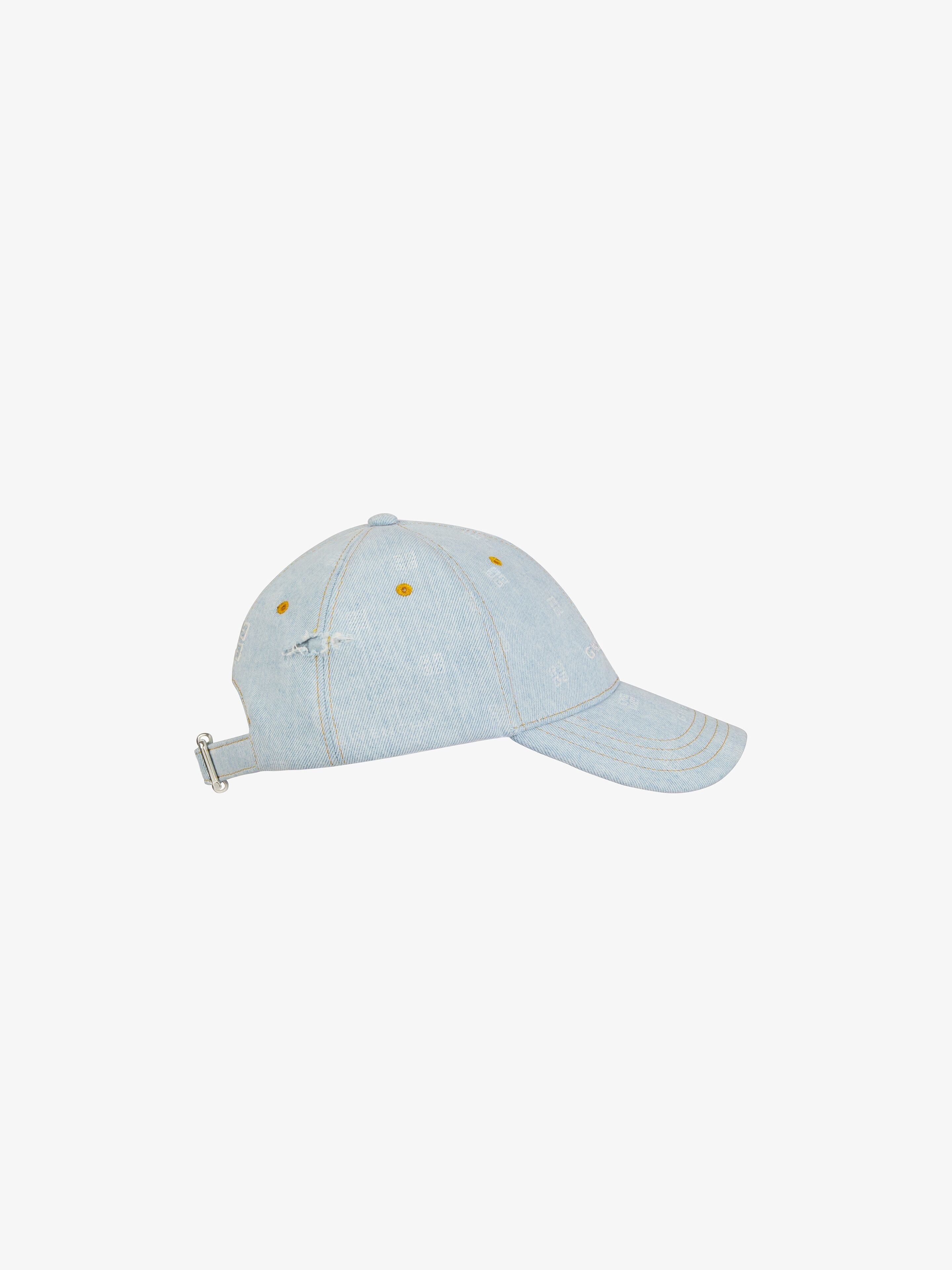 GIVENCHY CAP IN 4G WASHED DENIM - 2