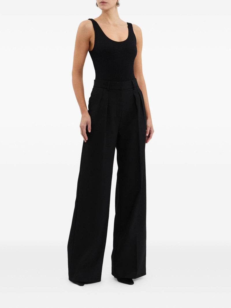 REBECCA VALLANCE Arial ribbed scoop-neck bodysuit outlook