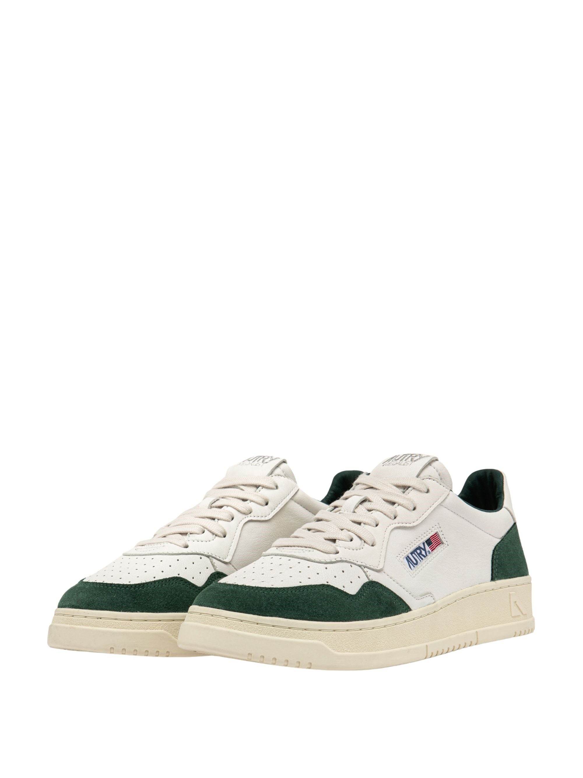 LEATHER SNEAKER WITH LOGO - 2
