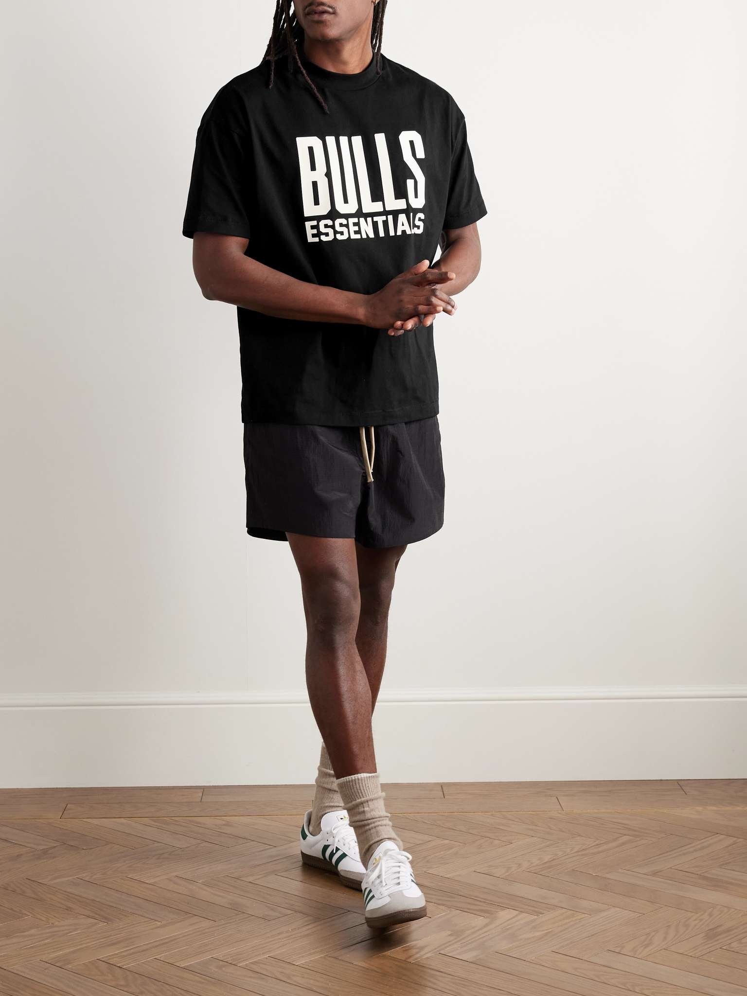 + NBA Bulls Appliquéd Cotton-Jersey T-Shirt - 2