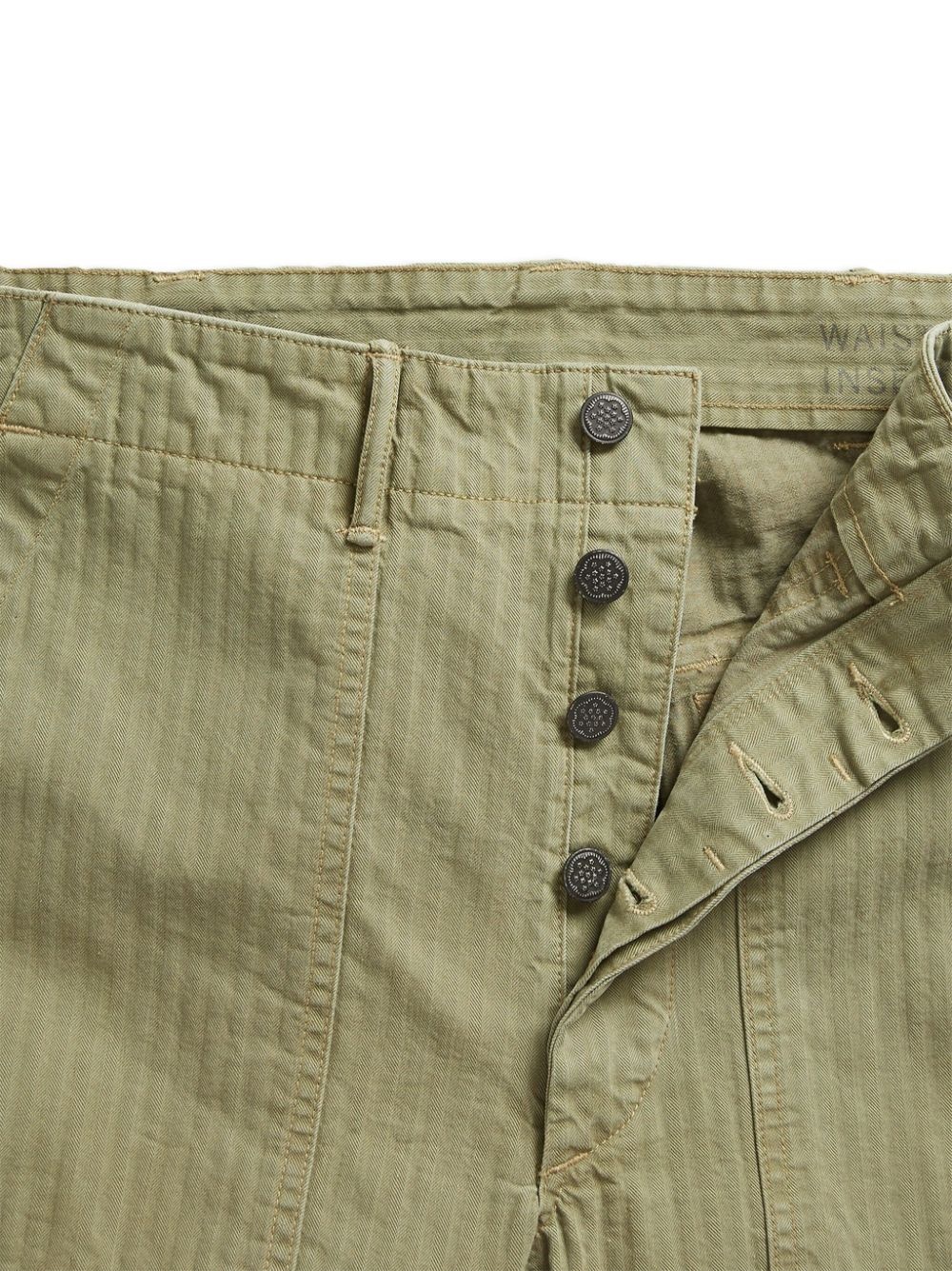 striped straight-leg cotton trousers - 3