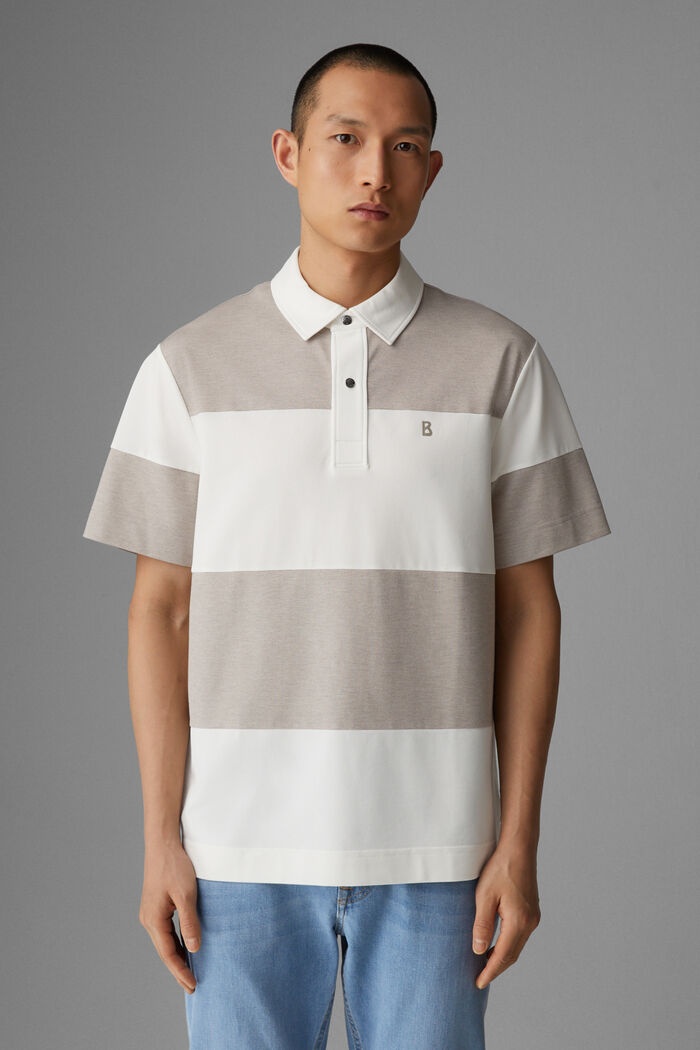 Lagos Polo shirt in Beige/Off-white - 2