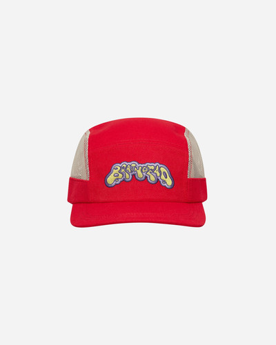 BRAIN DEAD Mesh Panel Camp Hat Red outlook