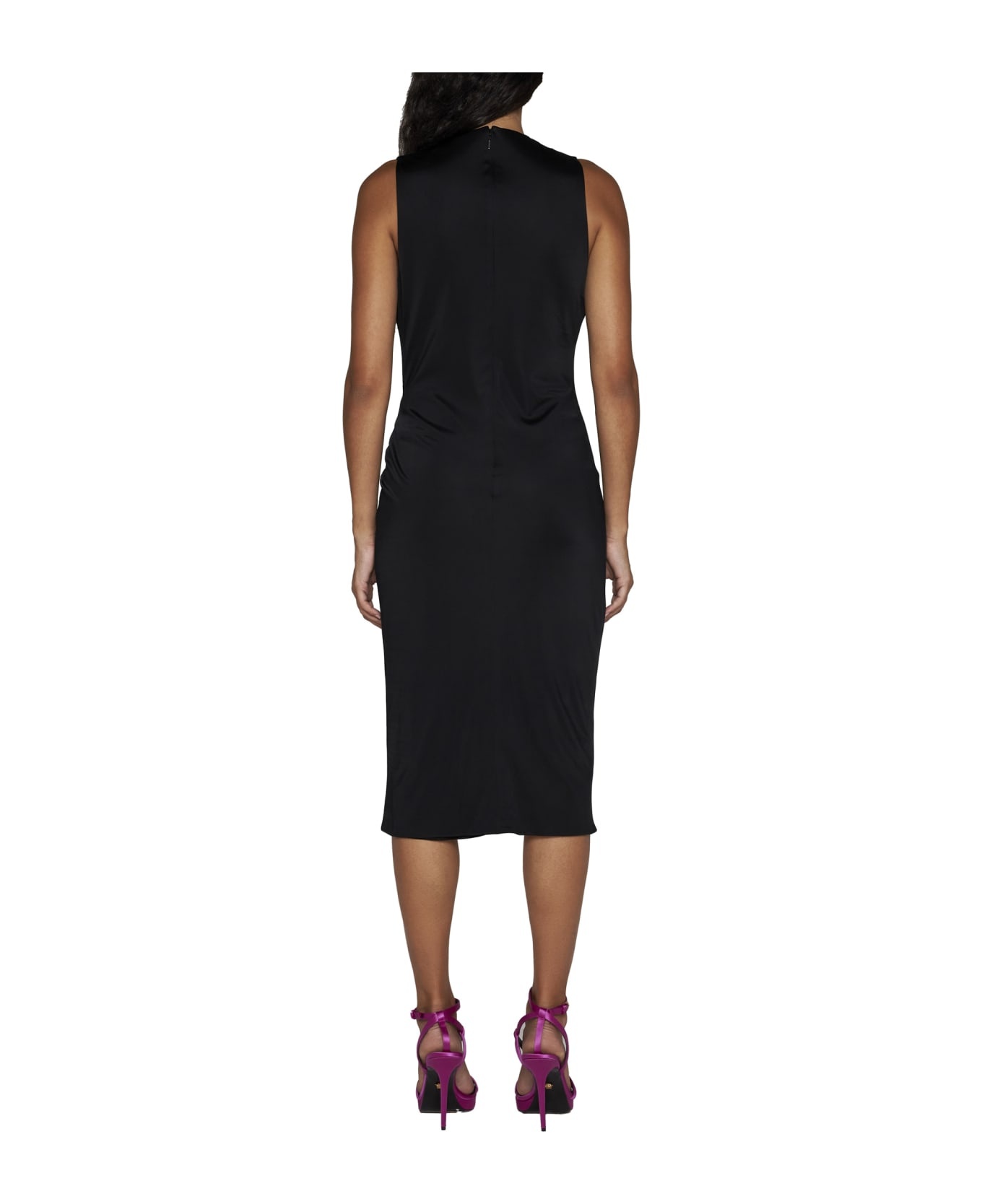 Sleeveless Midi Dress - 3