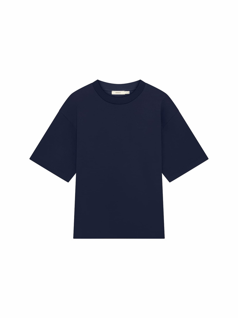 Mens Interlock Oversized T-Shirt - Granite Navy 1