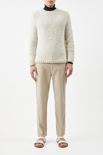 GABRIELA HEARST Lawrence Knit Sweater in Ivory Welfat Cashmere outlook